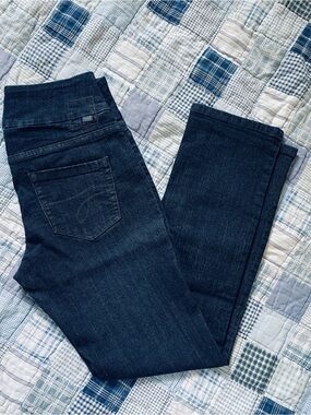 JAG Jeans Dark Indigo Wash Straight Leg Pull-On Style Jeans - 4P